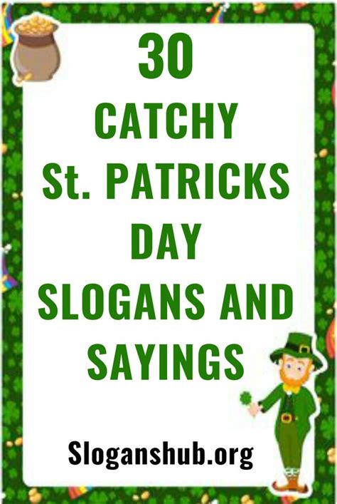 catchy st patrick's day phrases|List of 101 Catchy St Patricks Day Slogans .